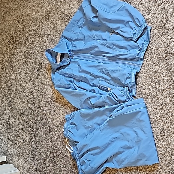 STUNNING VINTAGE KAELIN BLUE TRACKSUIT - Picture 14 of 14